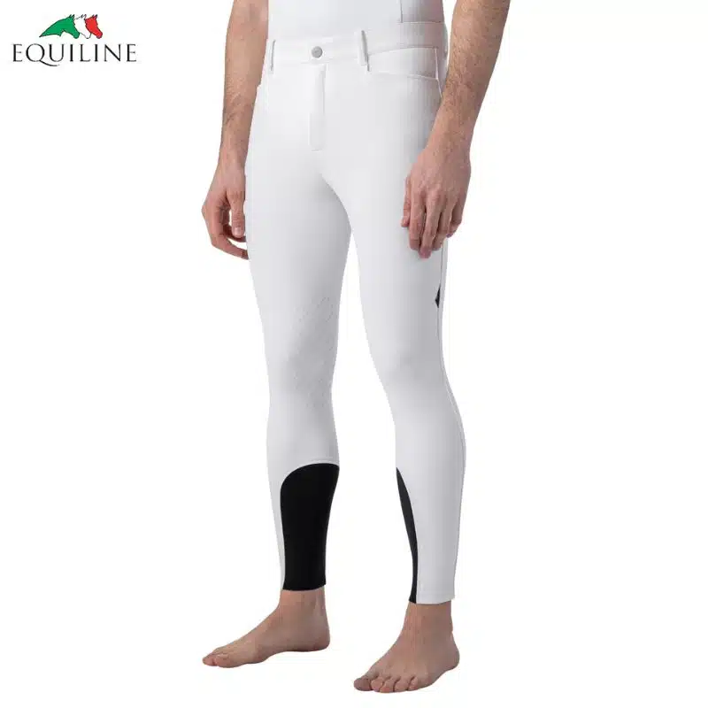 Pantalon d'équitation homme Bartek blanc Equiline EC018PN08203 Sellerie Equinoxe Shop Fuveau Pantalon d'équitation homme Bartek blanc Equiline EC018PN08203 Sellerie Equinoxe Shop Fuveau