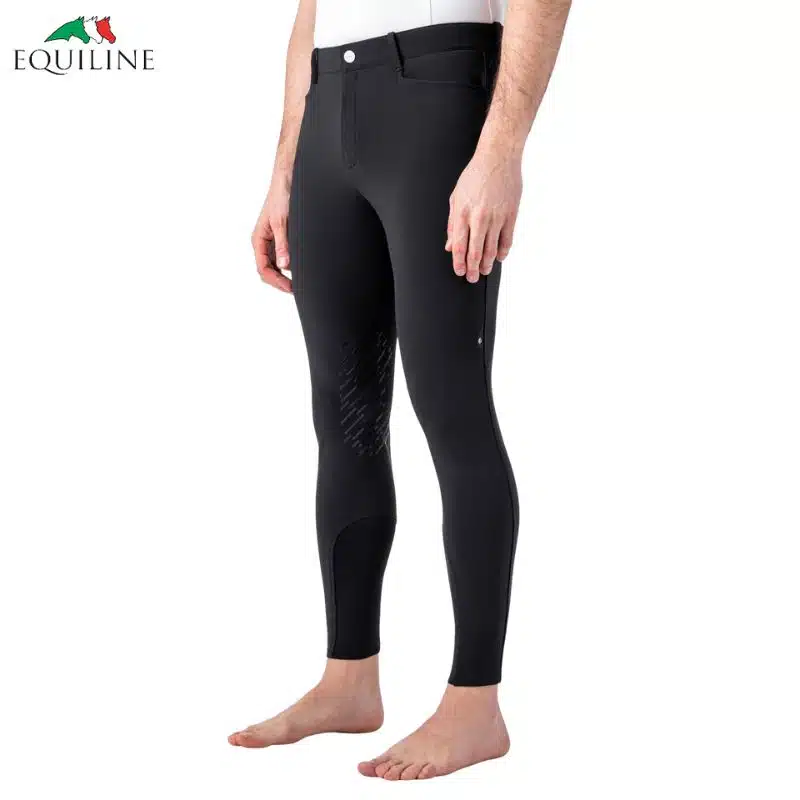 Pantalon d'équitation homme Bartek noir Equiline EC018PN08203 Sellerie Equinoxe Shop Fuveau Pantalon d'équitation homme Bartek noir Equiline EC018PN08203 Sellerie Equinoxe Shop Fuveau