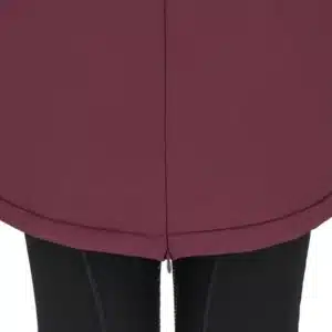 Parka d'hiver Maelynn prune avec capuche collection AW25 fente cavalière QHP 8883 Sellerie Equinoxe Shop Fuveau