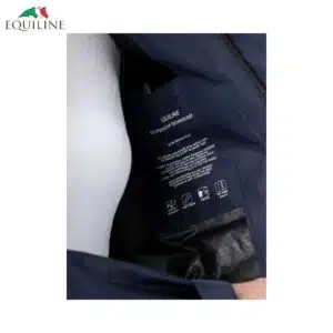 Parka imperméable unisexe EQREVEK marine Equiline EC018PQ10110 Sellerie Equinoxe Shop Fuveau