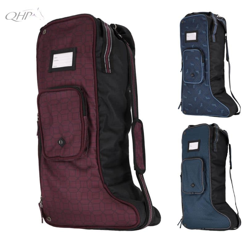 Sac à bottes QHP AW25 5589 collection Sellerie Equinoxe Shop Fuveau