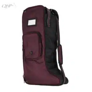 Sac à bottes QHP AW25 5589 prune collection Sellerie Equinoxe Shop Fuveau