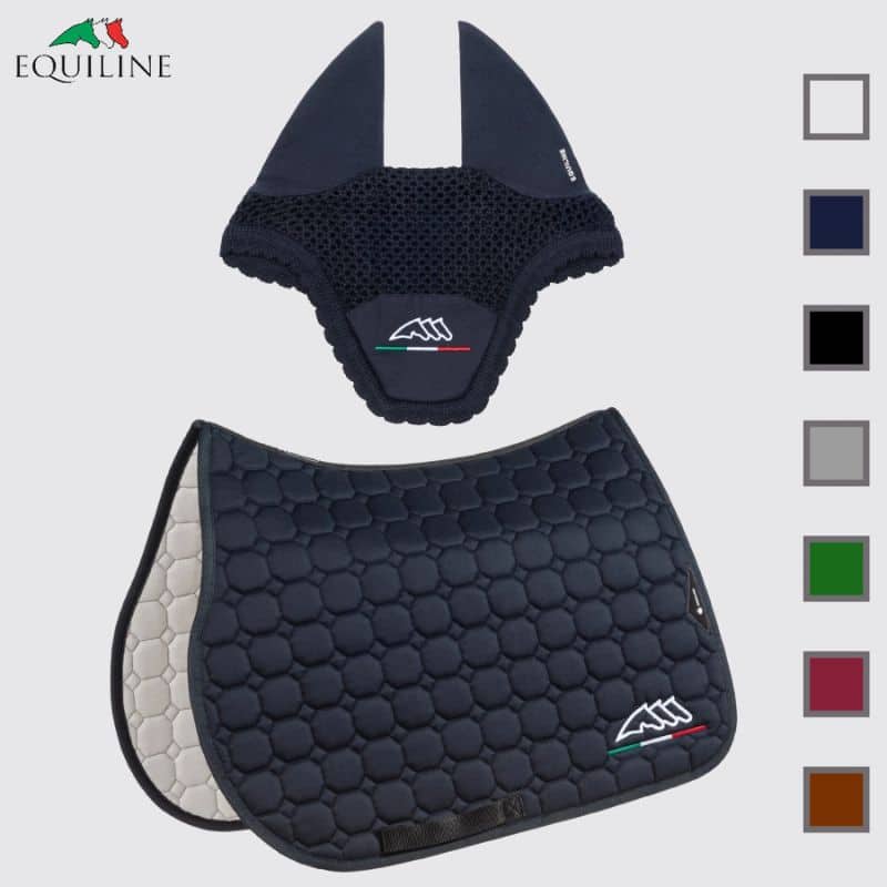 TAPIS DE SELLE OCTAGON EQUILINE EC018PB01010 Sellerie Equinoxe Shop Fuveau