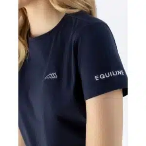 Tee-Shirt EQBEREK Femme Equiline EC018PH00601 Sellerie Equinoxe Shop
