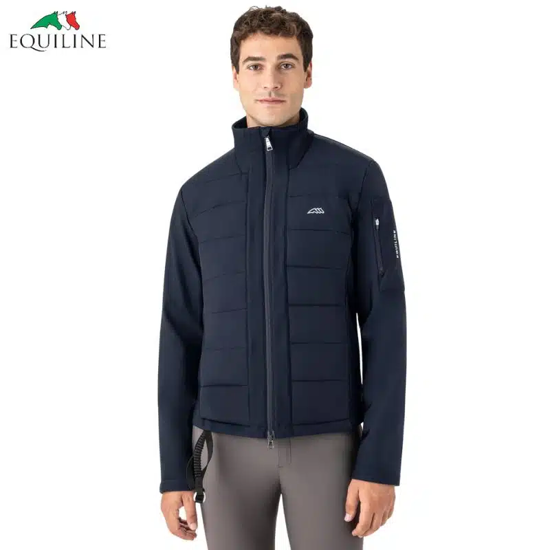 VESTE SOFTSHELL EXOT HOMME COMPATIBILE AIR BAG Equiline EC018PR09534 Sellerie Equinoxe Shop