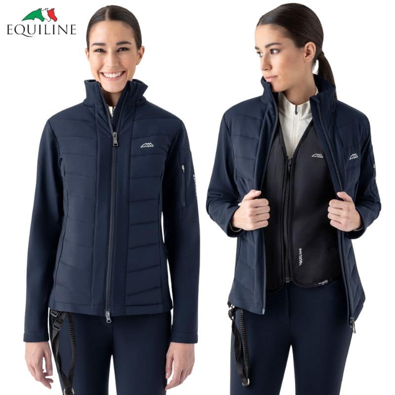 Veste softshell ENTREC Equiline compatible air bag EC018PR09871 Sellerie Equinoxe Shop Fuveau