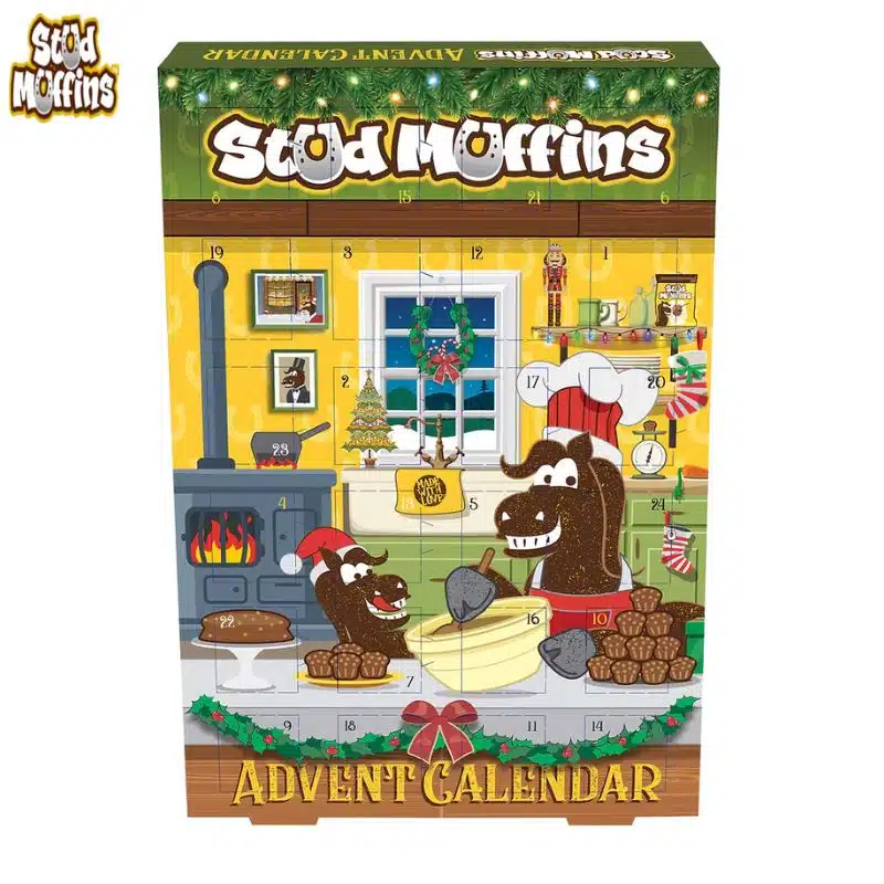 Calendrier de l'avent Stud Muffins 24 Friandises pour Cheval Sellerie Équinoxe Shop Fuveau