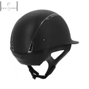 Casque d'équitation Soazy Noir Chrome noir EQUITHÈME 911971 Sellerie Equinoxe Shop Fuveau Casque d'équitation Soazy Noir Chrome noir EQUITHÈME 911971 Sellerie Equinoxe Shop Fuveau