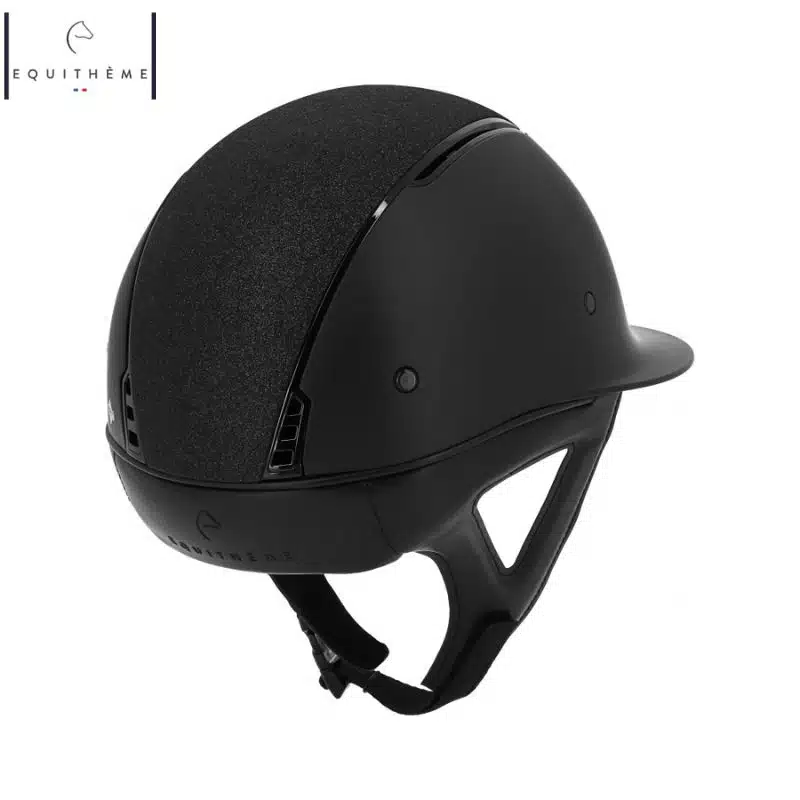 Casque Soazy Noir Mat Crystal fabric EQUITHÈME 911975 Sellerie Equinoxe Shop Casque Soazy Noir Mat Crystal fabric EQUITHÈME 911975 Sellerie Equinoxe Shop