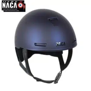 Casque d'équitation NACA Comète S mat marine seul sellerie Equinoxe Shop fuveau