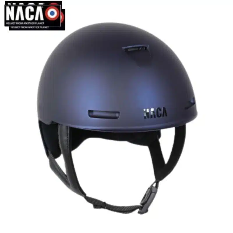 Casque d'équitation NACA Comète S mat marine seul sellerie Equinoxe Shop fuveau