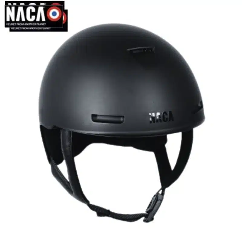 Casque d'équitation NACA Comète S mat noir seul sellerie Equinoxe Shop fuveau