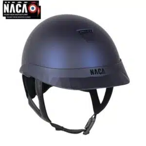 Casque d'équitation NACA Comète S mat petite visière mat marinesellerie Equinoxe Shop fuveau