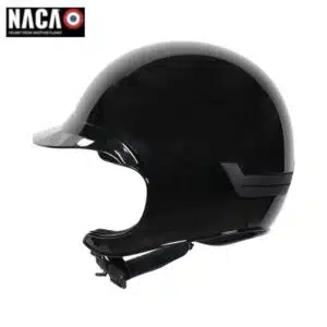 Casque d'équitation NACA Comète XP GLOW NOIR ARRIEREsellerie Equinoxe Shop fuveau