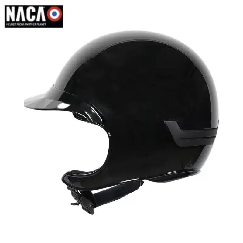 Casque d'équitation NACA Comète XP GLOW NOIR ARRIEREsellerie Equinoxe Shop fuveau