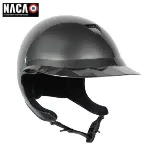 Casque d'équitation NACA Comète XP GLOW gris sellerie Equinoxe Shop fuveau