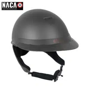 Casque d'équitation NACA Comète XP MAT gris sellerie Equinoxe Shop fuveau