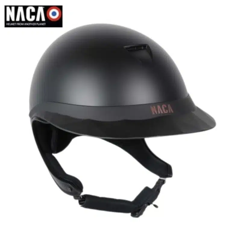 Casque d'équitation NACA Comète XP MAT noir sellerie Equinoxe Shop fuveau