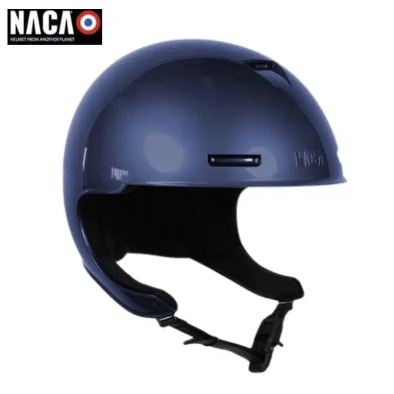 Casque d'équitation NACA Comète XP glow seul marine sellerie Equinoxe Shop fuveau
