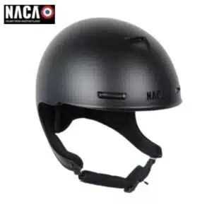 Casque d'équitation NACA Comète XP mat seul noir sellerie Equinoxe Shop fuveau