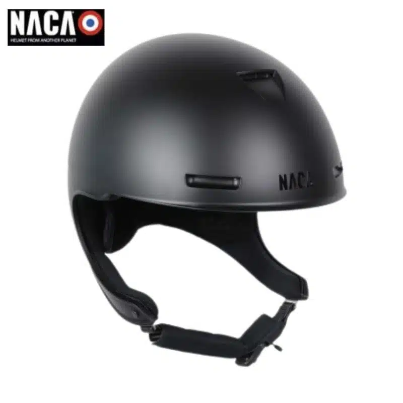 Casque d'équitation NACA Comète XP mat seul noir sellerie Equinoxe Shop fuveau