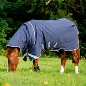 Couverture d'Extérieur Rhino Plus Vari-Layer heavy 450gr HORSEWARE AABPV4 navy Sellerie Equinoxe Shop Fuveau