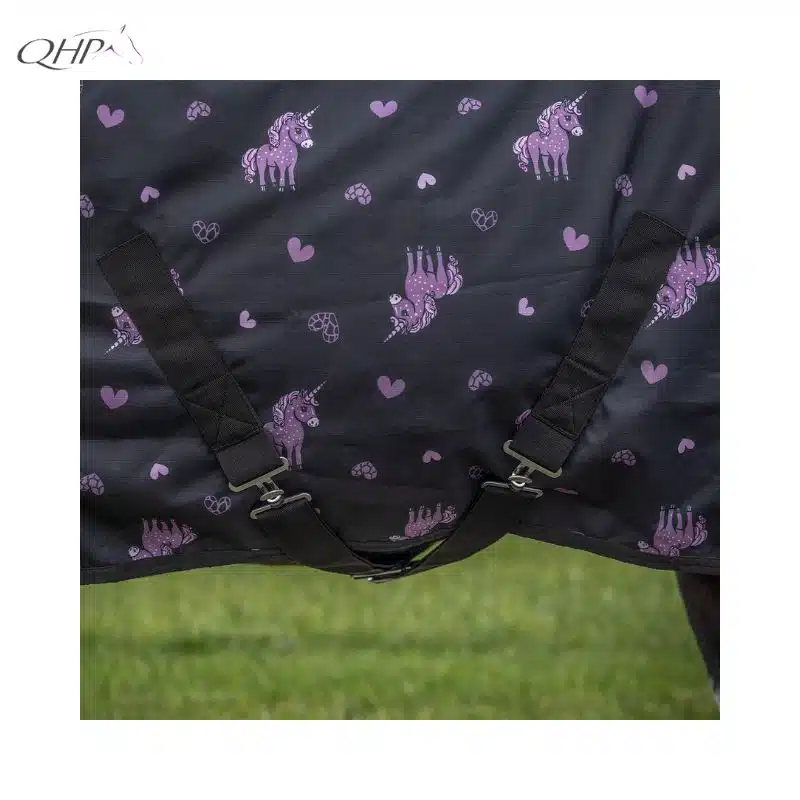 Couverture de paddock licorne noir violet Lize 600D 100gr collection hiver 25 QHP 6390 Sellerie Equinoxe Shop Fuveau Couverture de paddock licorne noir violet Lize 600D 100gr collection hiver 25 QHP 6390 Sellerie Equinoxe Shop Fuveau