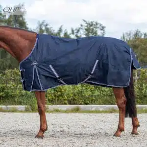 Couverture de paddock turnout 600D imper polaire QHP 6174 Sellerie Equinoxe Shop Fuveau