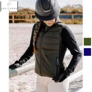 Gilet d'équitation chauffant Sasha mixte EQUITHÈME 981004 Sellerie Equinoxe Shop Fuveau