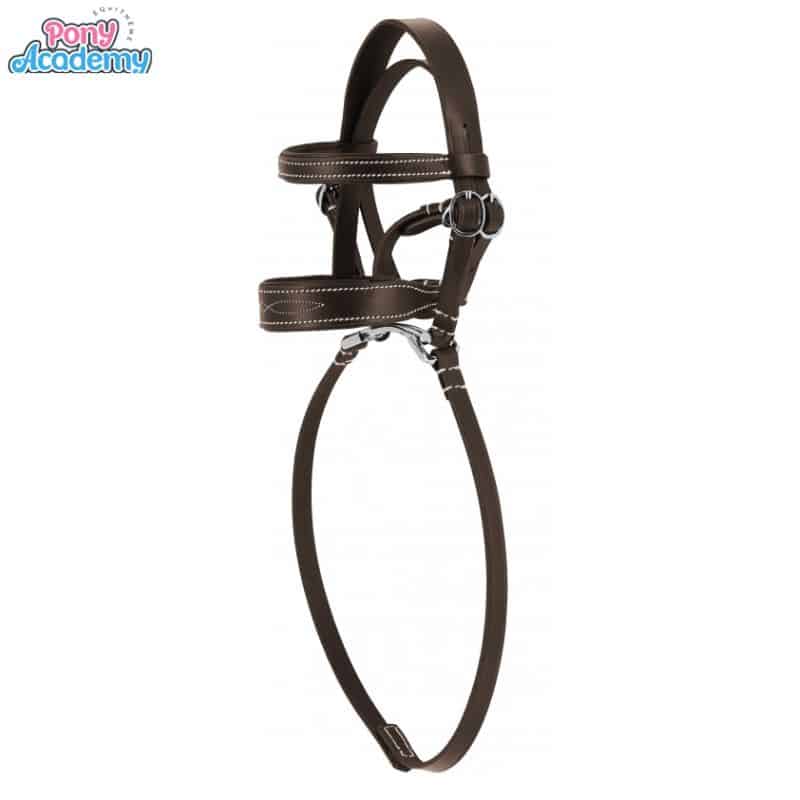 Mini-bridon havane surpiqué pour peluche PONY ACADEMY EQUITHEME 901416018 Sellerie Equinoxe Shop Fuveau