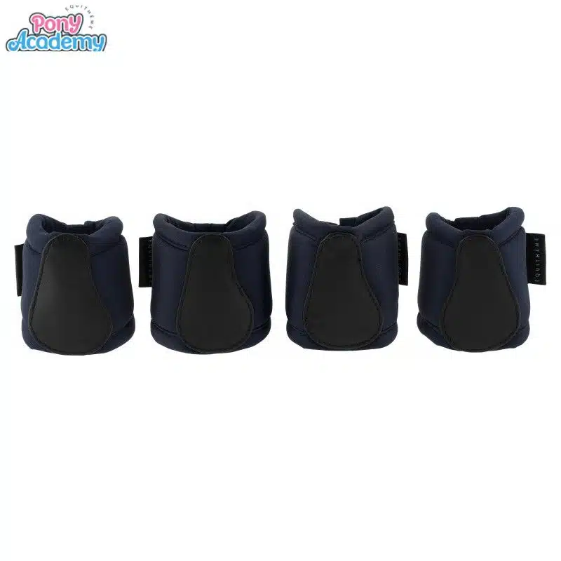 Mini-guêtres et protège-boulets bleu marine pour peluche PONY ACADEMY EQUITHEME 901424 Sellerie Equinoxe Shop Fuveau