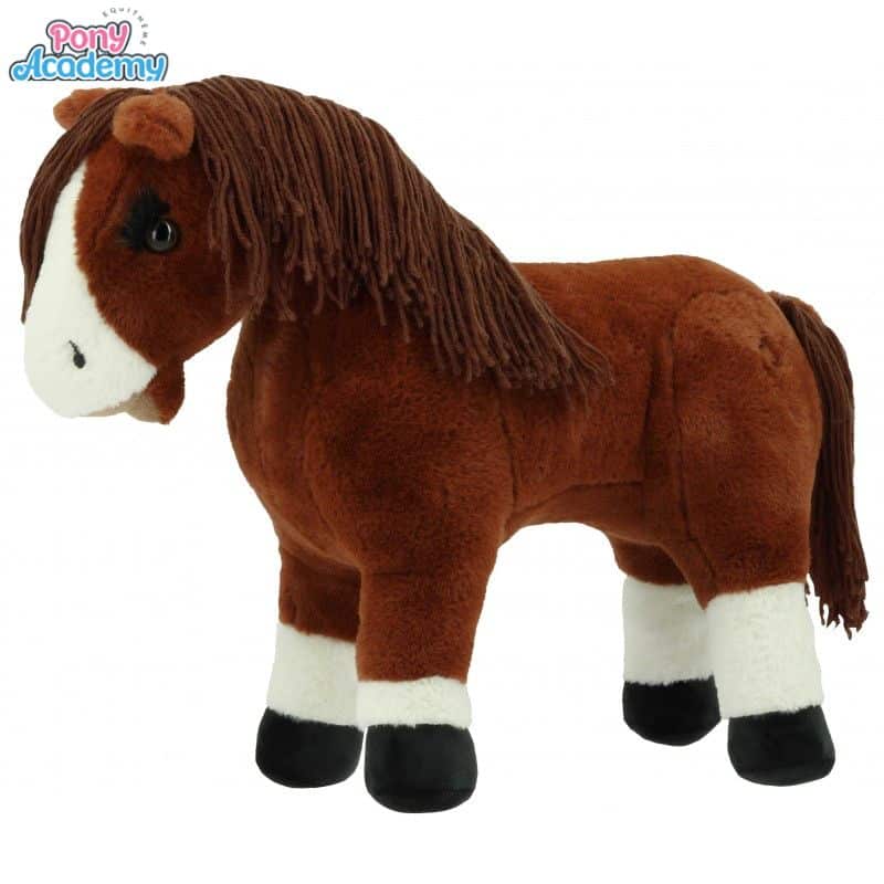 Mini-poney Jumpy alezan peluche PONY ACADEMY EQUITHEME 901415 Sellerie Equinoxe Shop Fuveau