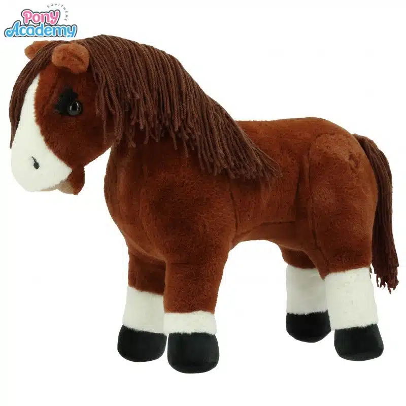 Mini-poney Jumpy alezan peluche PONY ACADEMY EQUITHEME 901415 Sellerie Equinoxe Shop Fuveau