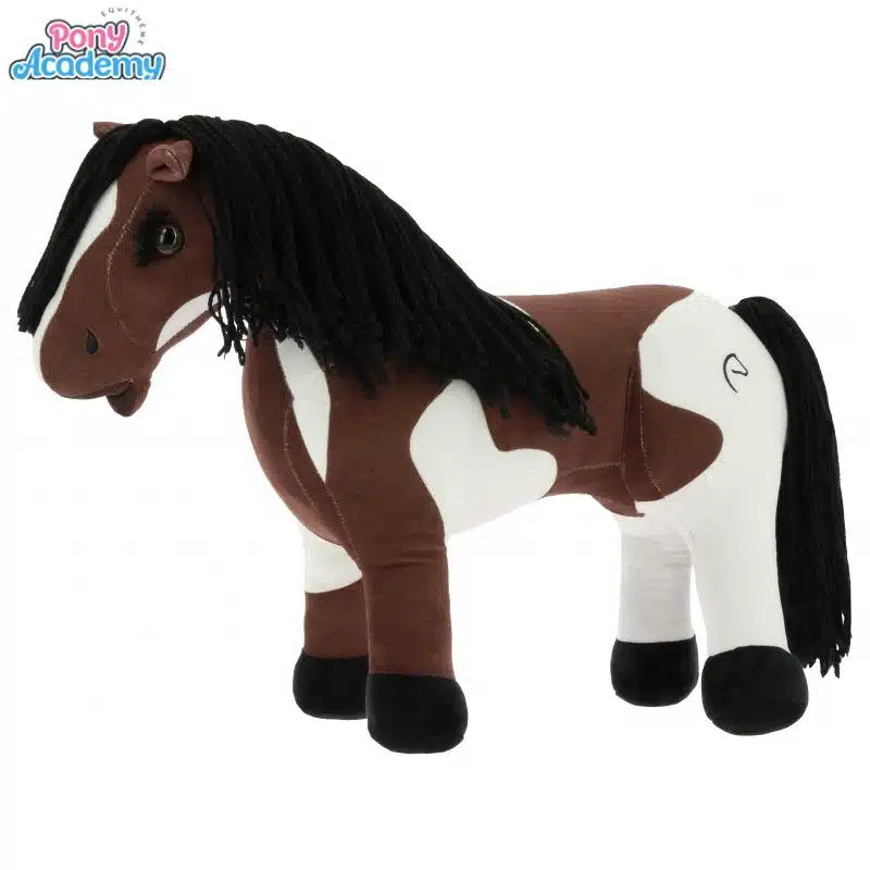 Mini-poney Poly pie peluche PONY ACADEMY EQUITHEME 901415 Sellerie Equinoxe Shop Fuveau