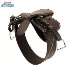 Mini-selle complète havane pour peluche PONY ACADEMY EQUITHEME 9014180018 Sellerie Equinoxe Shop Fuveau