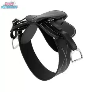 Mini-selle complète noir pour peluche PONY ACADEMY EQUITHEME 901418002 Sellerie Equinoxe Shop Fuveau