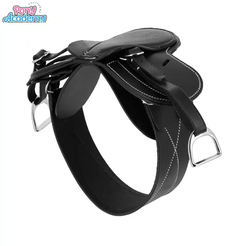 Mini-selle complète noir pour peluche PONY ACADEMY EQUITHEME 901418002 Sellerie Equinoxe Shop Fuveau
