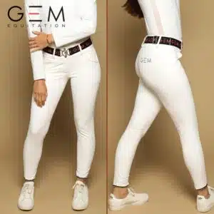 Pantalon d'équitation Cooper blanc AW25 Sellerie Equinoxe Shop Fuveau Pantalon d'équitation Cooper blanc AW25 Sellerie Equinoxe Shop Fuveau