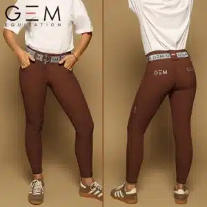 Pantalon d'équitation Cooper choco AW25 Sellerie Equinoxe Shop Fuveau Pantalon d'équitation Cooper choco AW25 Sellerie Equinoxe Shop Fuveau
