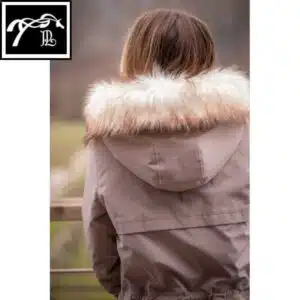 Parka Steppy longue taupe fausse fourrure PENELOPE COLLECTION LEPREVOST 978824 AW25 SELLERIE EQUINOXE SHOP FUVEAU