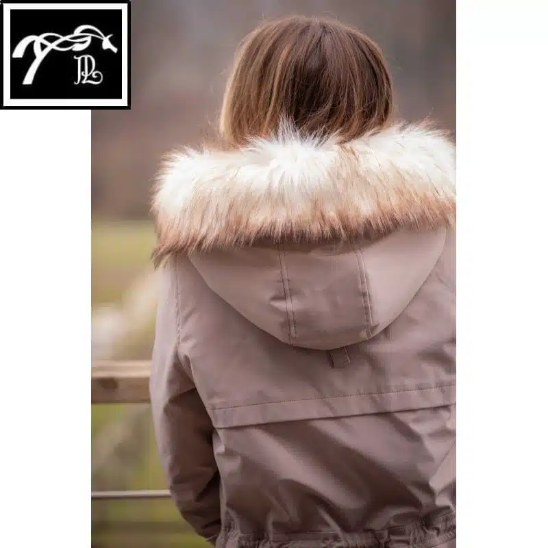 Parka Steppy longue taupe fausse fourrure PENELOPE COLLECTION LEPREVOST 978824 AW25 SELLERIE EQUINOXE SHOP FUVEAU