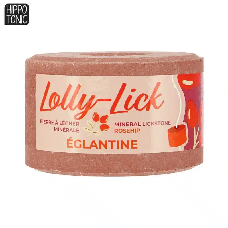 Pierre à lécher minérale pour chevaux LOLLY LICK Eglantine HIPPOTONIC 731007001 Sellerie Equinoxe Shop
