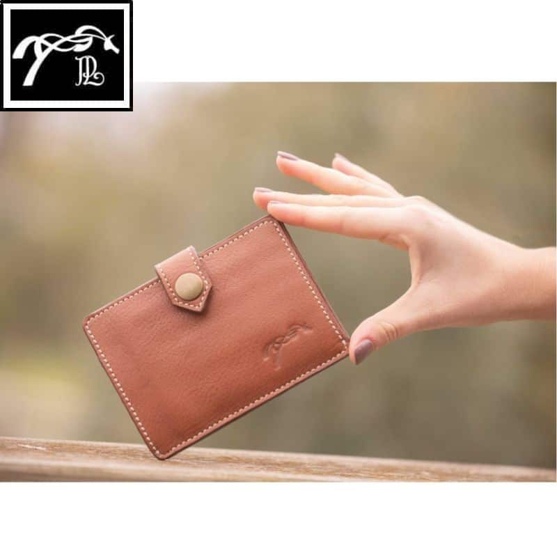 Porte Cartes Cartoon cognac 936023014 PENELOPE COLLECTION LEPREVOST AW25 SELLERIE EQUINOXE SHOP