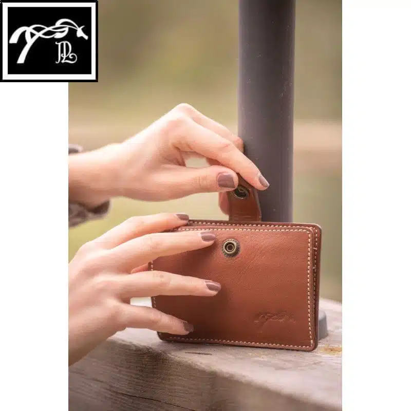 Porte Carte Cartoon cognac 936023014 PENELOPE COLLECTION LEPREVOST AW25 SELLERIE EQUINOXE