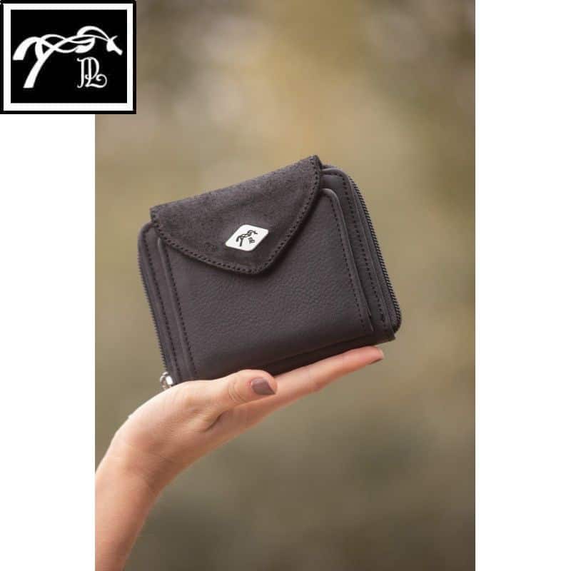 Porte Monnaie Clémence noir 936024002 PENELOPE COLLECTION LEPREVOST SELLERIE EQUINOXE SHOP