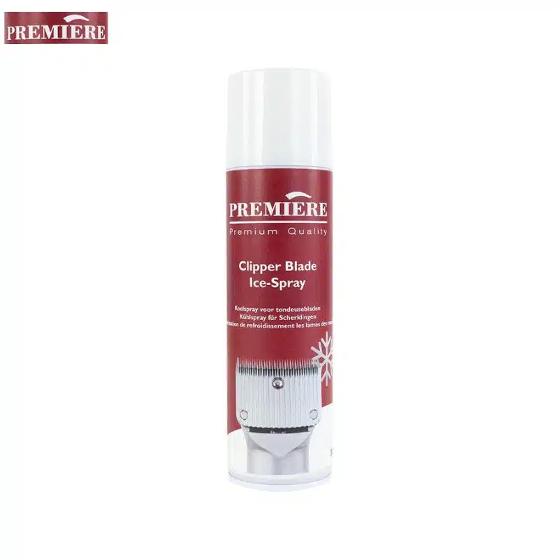 Spray huile tondeuse refroidissant PREMIERE Clipper Blade Ice-Spray 808932 Sellerie Equinoxe Shop Fuveau