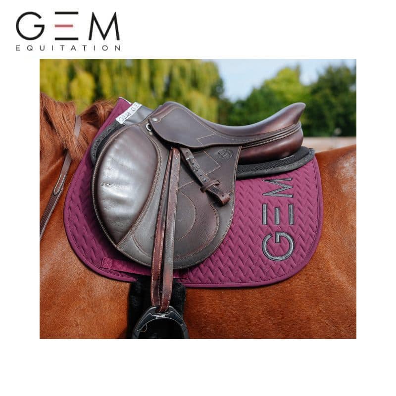 Tapis d'équitation GEM TEN Raisin AW25 Sellerie Equinoxe Shop Fuveau Tapis d'équitation GEM TEN Raisin AW25 Sellerie Equinoxe Shop Fuveau