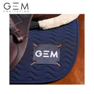 Tapis d'équitation GEM TOUC TOUC Marine AW25 Sellerie Equinoxe Shop Fuveau