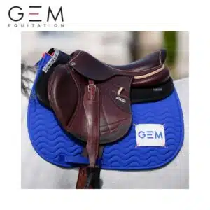 Tapis d'équitation GEM TOUC TOUC bleu roi AW25 Sellerie Equinoxe Shop