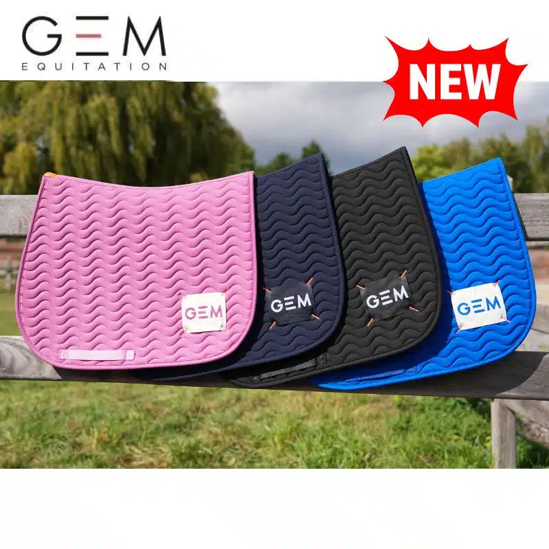 Tapis d'équitation GEM TOUC TOUC AW25 Sellerie Equinoxe Shop Fuveau
